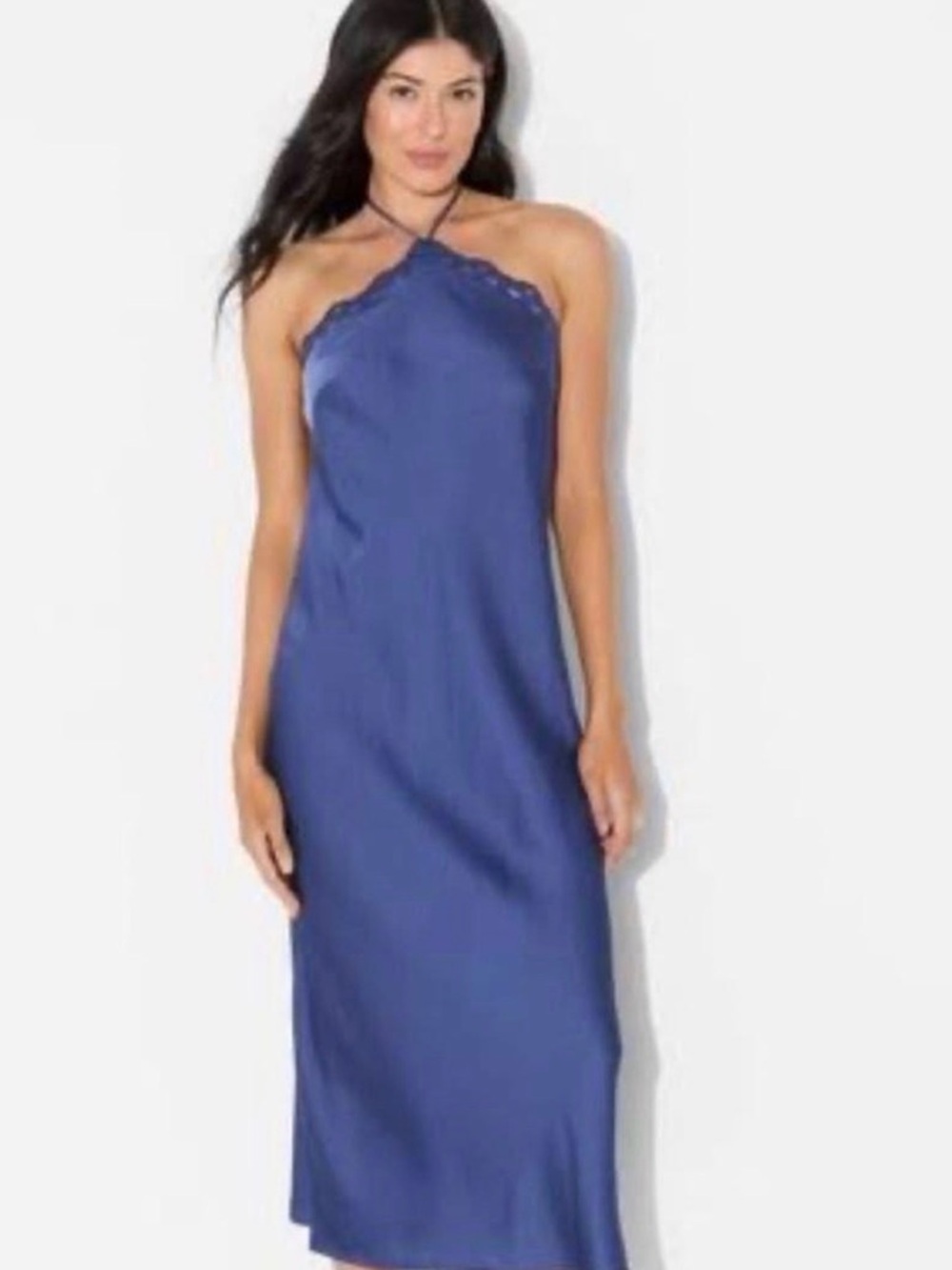 wild fable Blue Halter Maxi Dress